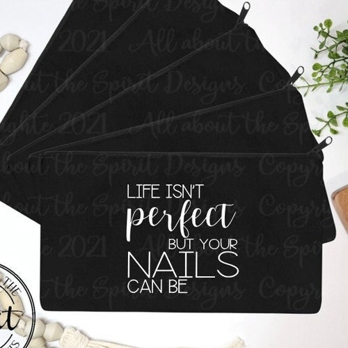 Color Street Zip Pouch Life Isn't PERFECT but Your Nails Etsy