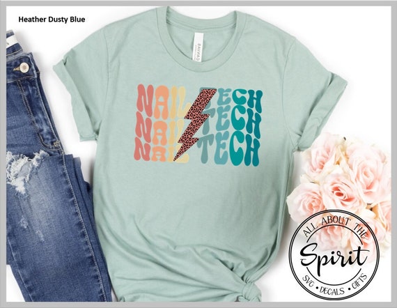 Nail tech shirt, Gift for nail tech, Cute Nail Tech Shirt, Nail Tech Grad, Gift For Manicurist - popular Bella Canva Shirt