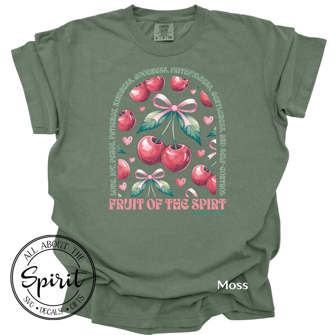 Fruits of the Spirit T-shirt: Boho Christian Gift - Etsy