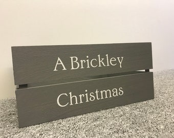 Personalised Christmas crate