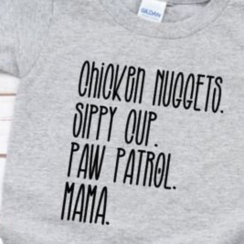 Chicken Nuggets Sippy Cups Paw Patrol 