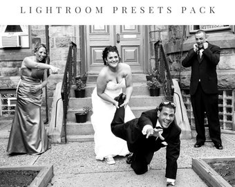 Lightroom Preset Pack (12) for Fine Art Wedding Photography - Black & White - Wedding Photography Preset - Fine Art Photography Preset