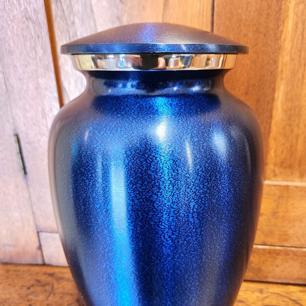 The Blue Danube Ash Cremation Urn | Beautiful Blue Urn | Great price | Great urn for a man