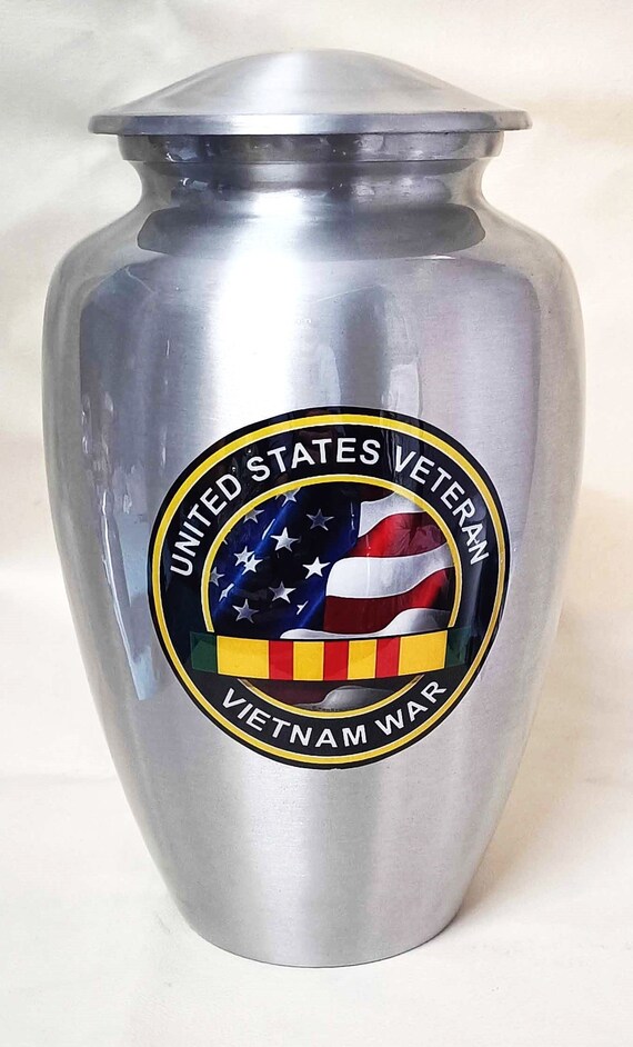Vietnam Veteran Cremation Urn Ash Urn for Vietnam Vets the Etsy