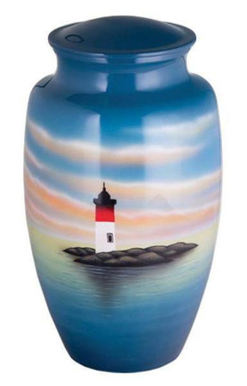 Lighthouse Cremation Urn Adult cremation urn for human Etsy