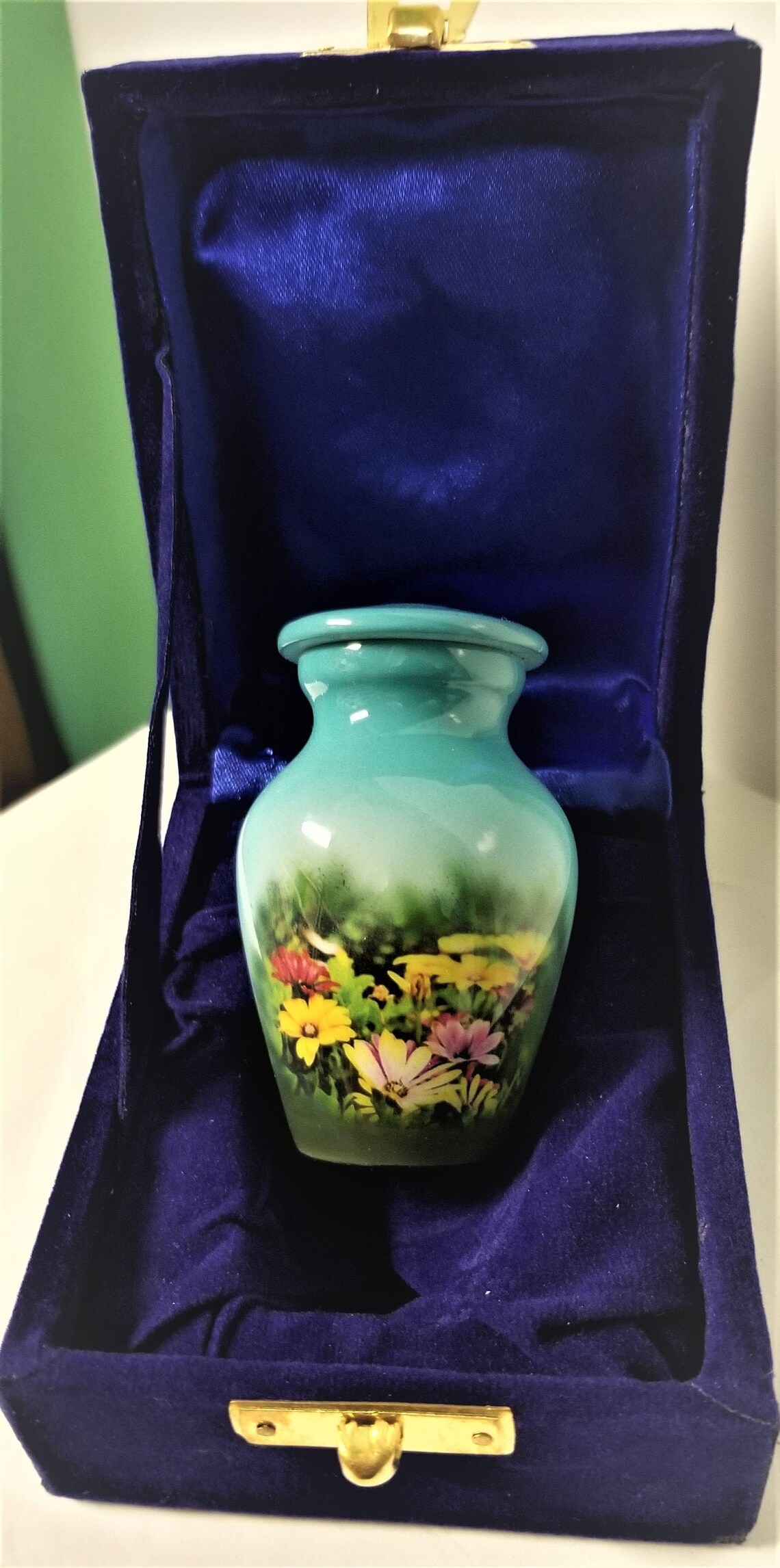 Floral Keepsake Cremation Urn. daisy Delight A Etsy