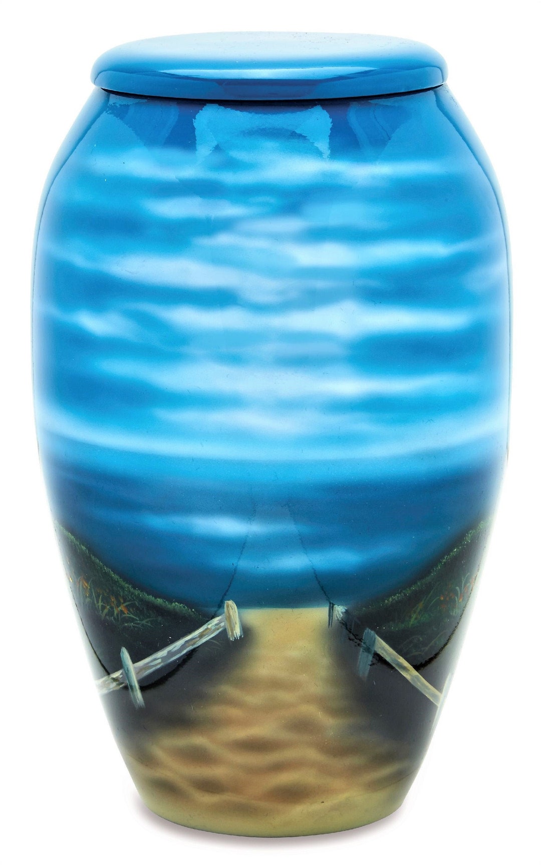 The Path Home Adult Cremation Urn Beach Scene Urn for Human Ashes Beach