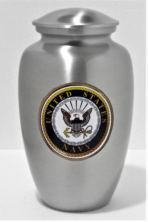 Navy Cremation Urn ash Cremation Urn Military Cremation Etsy