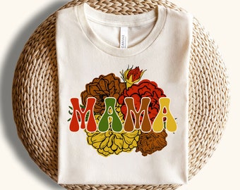 Floral Mama PNG-Sublimation Design Download, mom png, retro mama png, summer mama png, spring mama png, vintage mama png