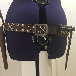Maggie Greene inspired belt from the Walking Dead including Holster, Knife cover and Bullet loops
