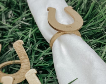 Horseshoe napkin shop rings