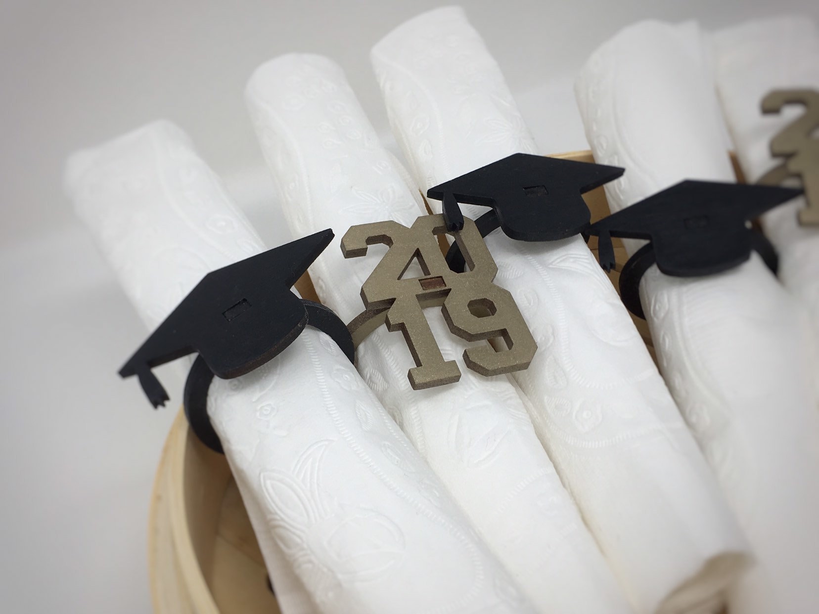 Graduation napkin rings sale