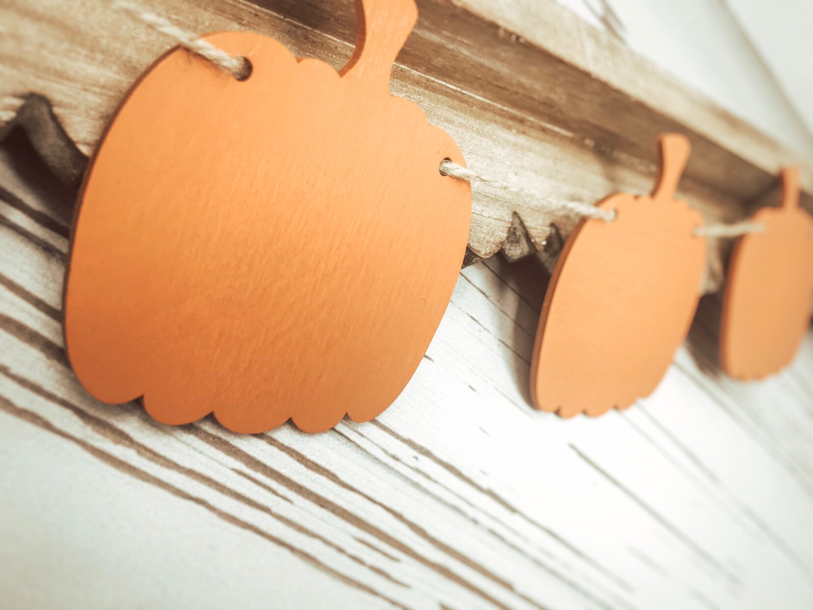 Pumpkin Banner Fall Banner Rustic Fall Banner Farmhouse - Etsy