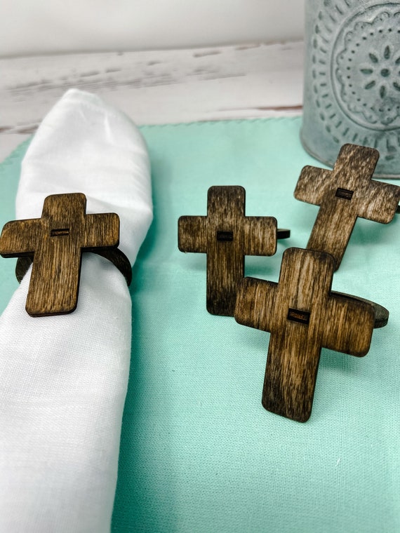 Cross napkin rings deals