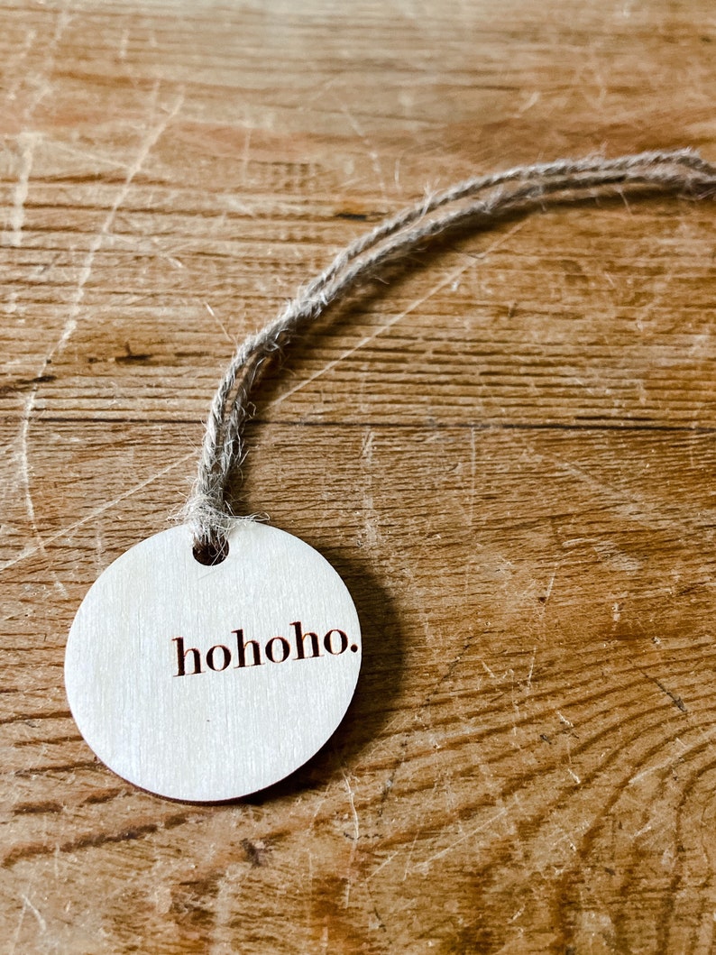 Engraved Christmas Gift Tags Set of Christmas Tags Etsy