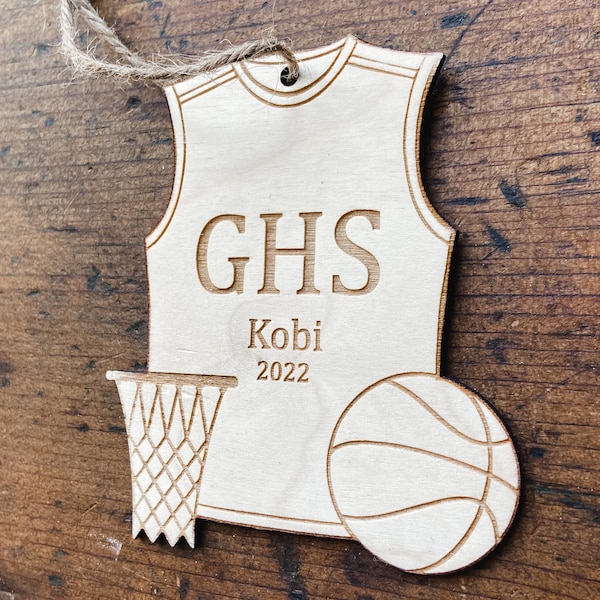 Engraved Basketball Etsy