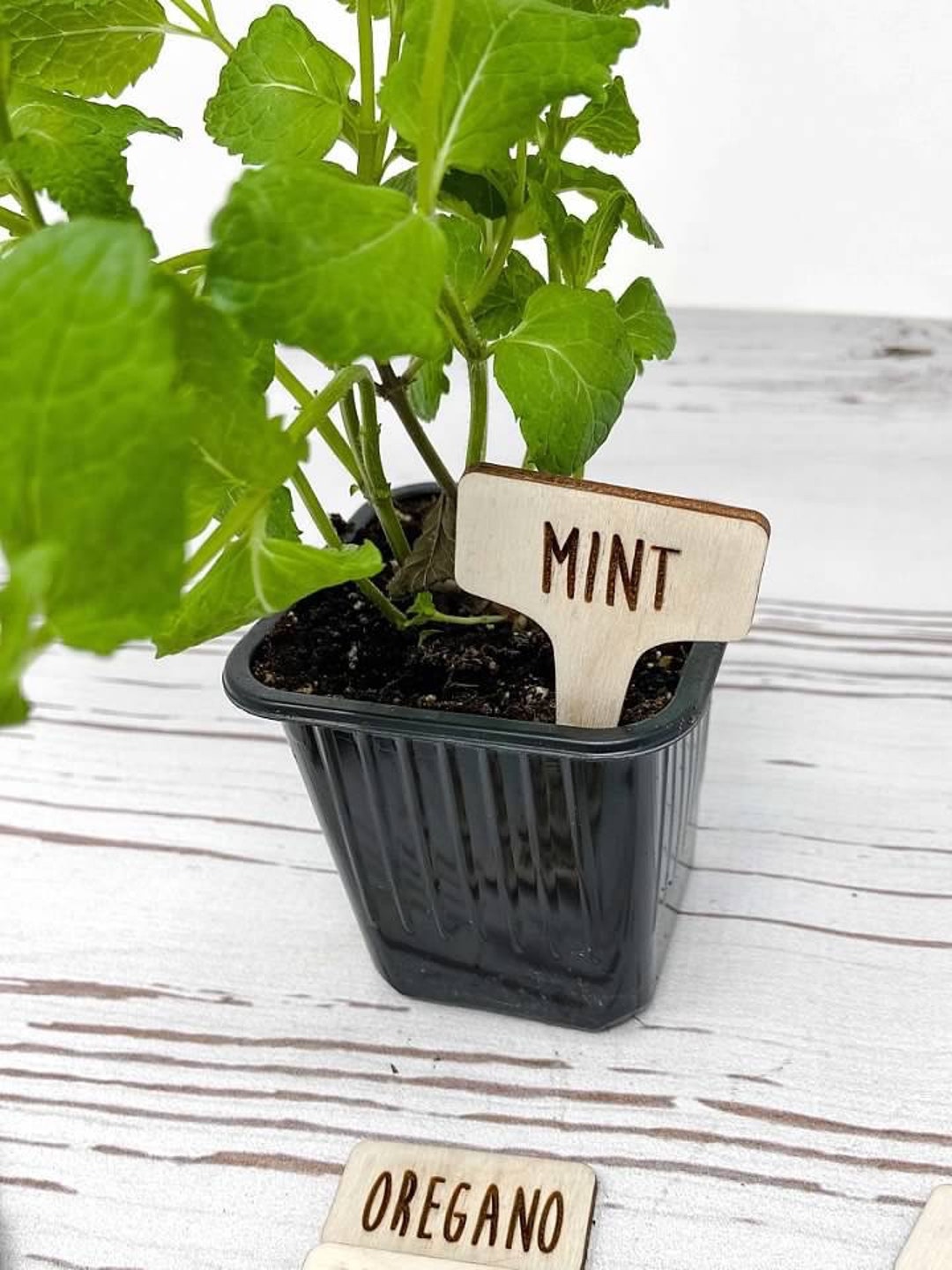 Herb Markers Wooden Garden Markers Plant Markers Garden Markers Etsy