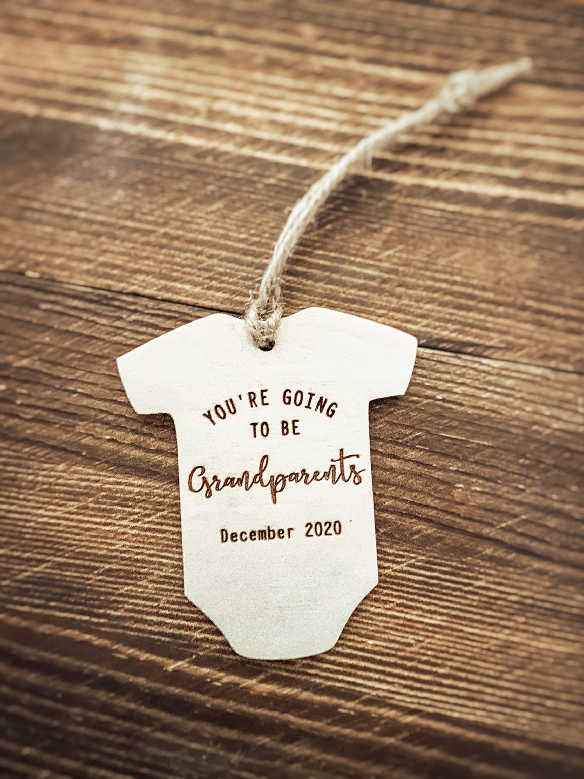 Grandparent Announcement Baby Announcement Baby Etsy