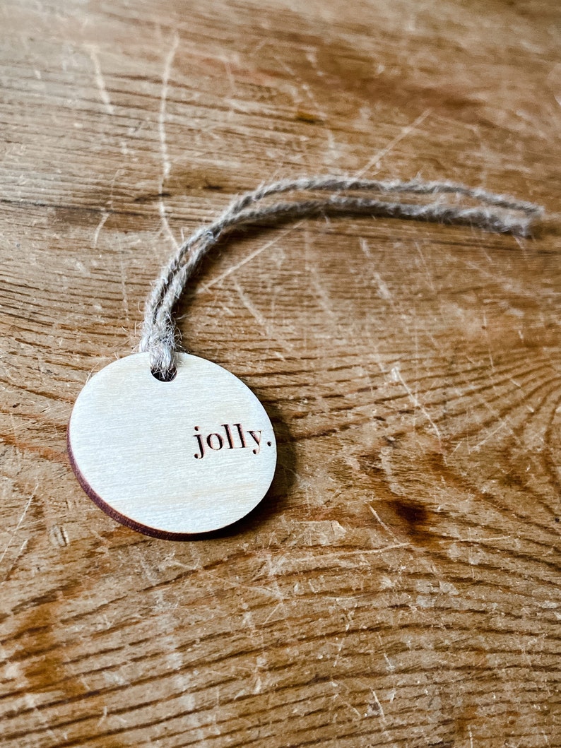 Engraved Christmas Gift Tags Set of Christmas Tags Etsy