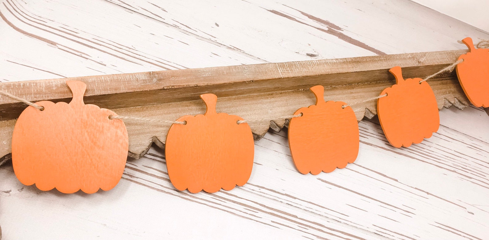 Pumpkin Banner Fall Banner Rustic Fall Banner Farmhouse - Etsy