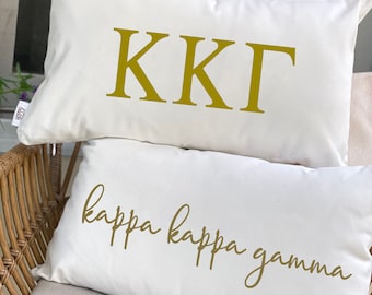 Kappa Kappa Gamma Sorority Pillow