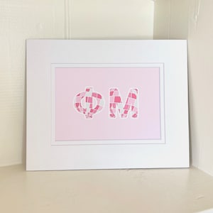 Phi Mu Sorority Print - Decor