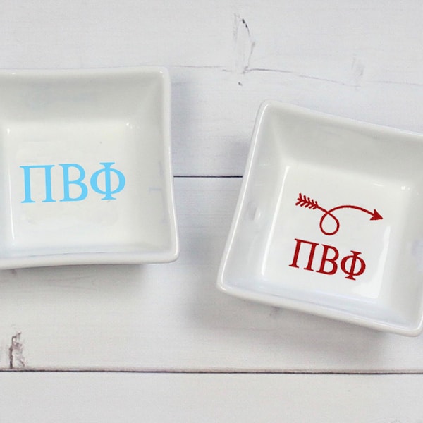 Pi Beta Phi Sorority Ring Dish - Pin Dish - Jewelry Dish