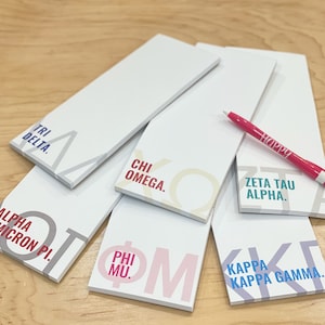 Sorority Notepad - Phi Mu