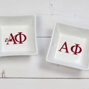 Alpha Phi Sorority Ring Dish - Pin Dish - Jewelry Dish