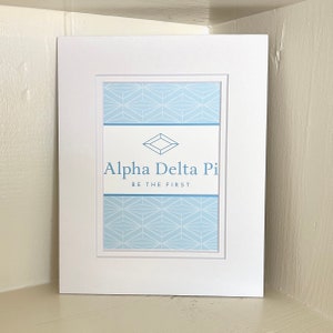 Alpha Delta Pi Sorority Print - Decor