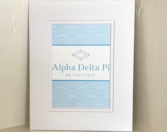 Alpha Delta Pi Sorority Print - Decor
