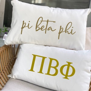 Pi Beta Phi Sorority Pillow