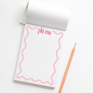 Sorority Notepad - Phi Mu