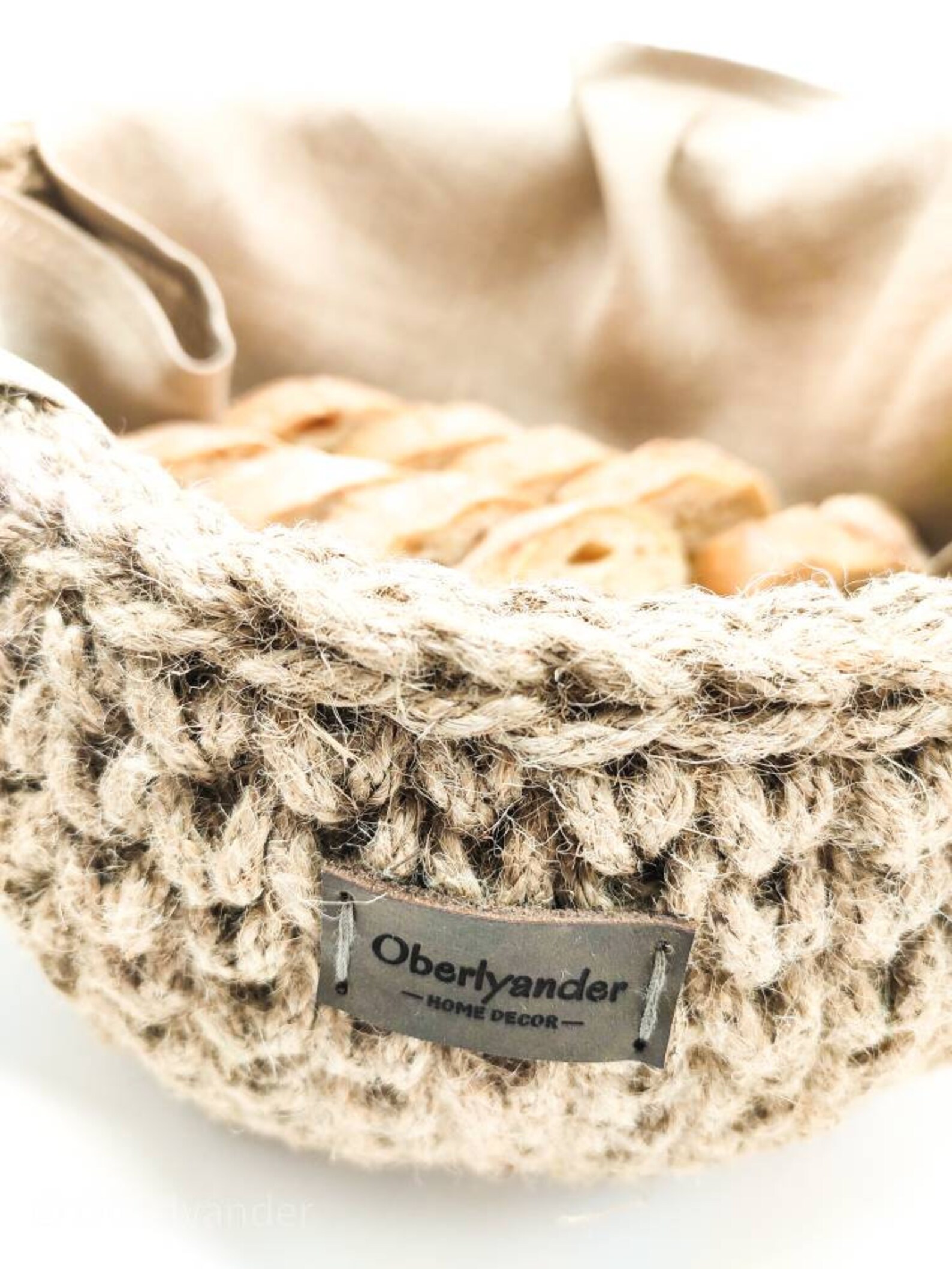 Round Jute Basket With Lid Bathroom and Kitchen Storage Etsy