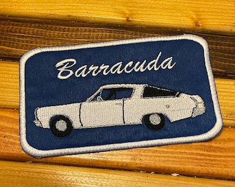 1966 Plymouth Barracuda tribute patch handmade