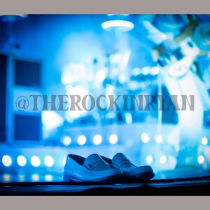 Sam Kiszka Shoes close up Greta Van Fleet Tribute print 2023 DIG Tour