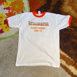 Stillwater shirt, Almost Famous tribute, Almost famous tour 73, It's all happening