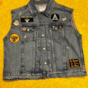 Greta Van Fleet Tribute starter Vest Handmade and sewn SIZE XL