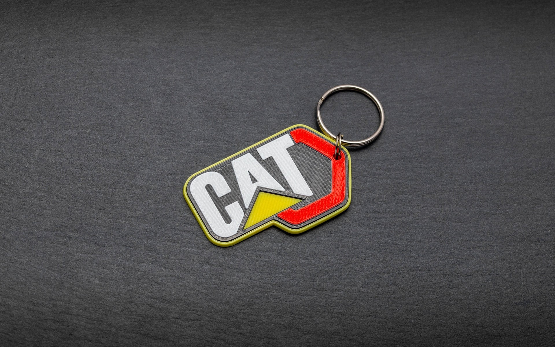 Caterpillar keychain cat machines keychain gift for dads Etsy