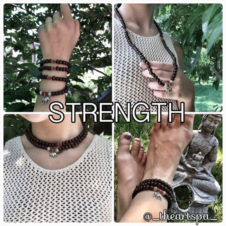 DIY STRENGTH Mala Beads / DIY Mala Kit / Prayer Beads / Mala Etsy