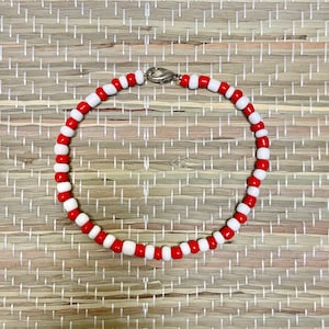 Ide Shango - 8&quot; w/ clasp - Ifa Santeria Lukumi Ocha idde Iide beaded bracelet - Mano de Orula, Orisha chango