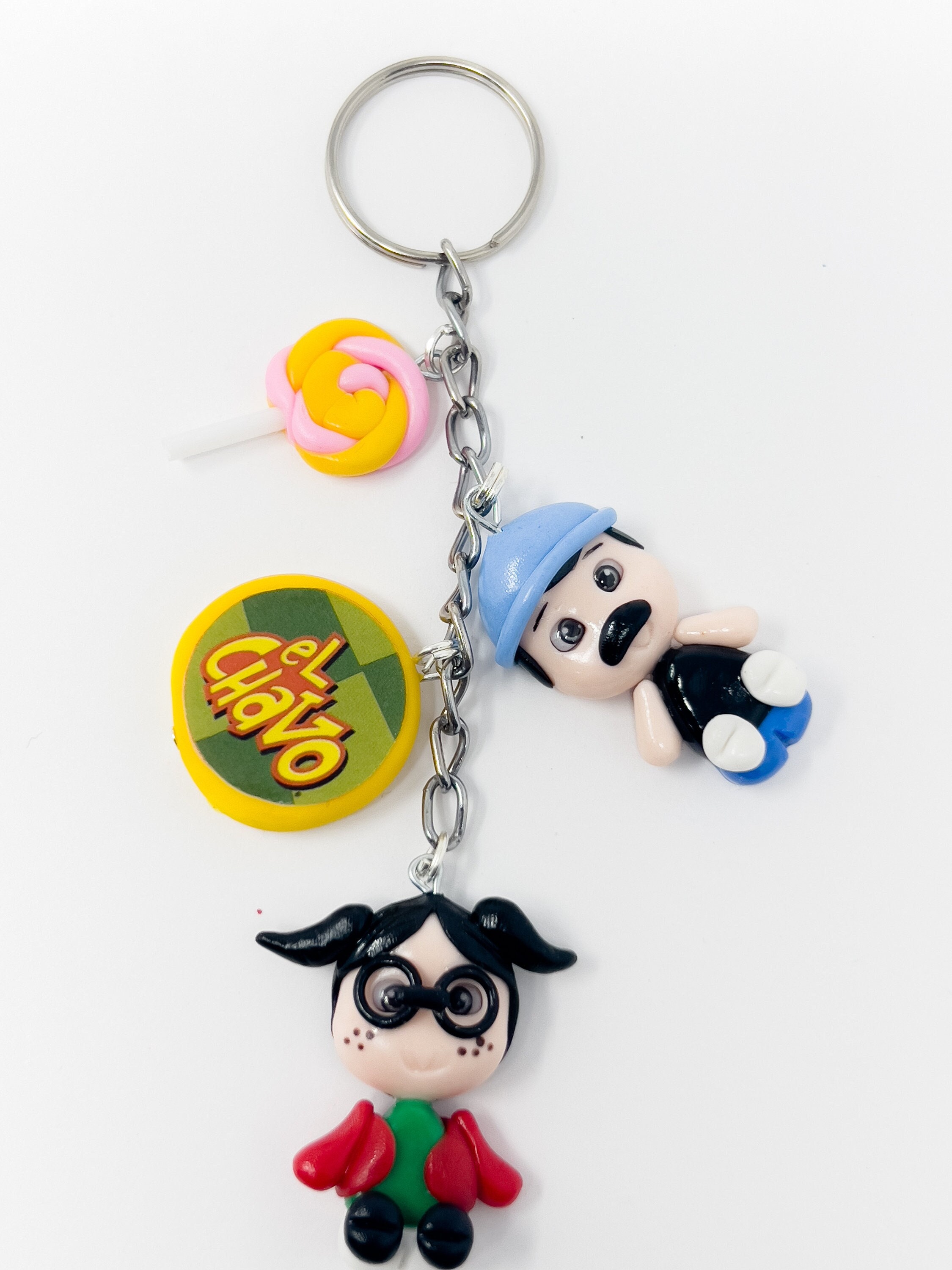 Funny El Chavo Del Ocho llavero Anime Silicone Green Boy Doll Keychain  Creative Car Keyring Adult Kids Cartoon Jewelry Gifts