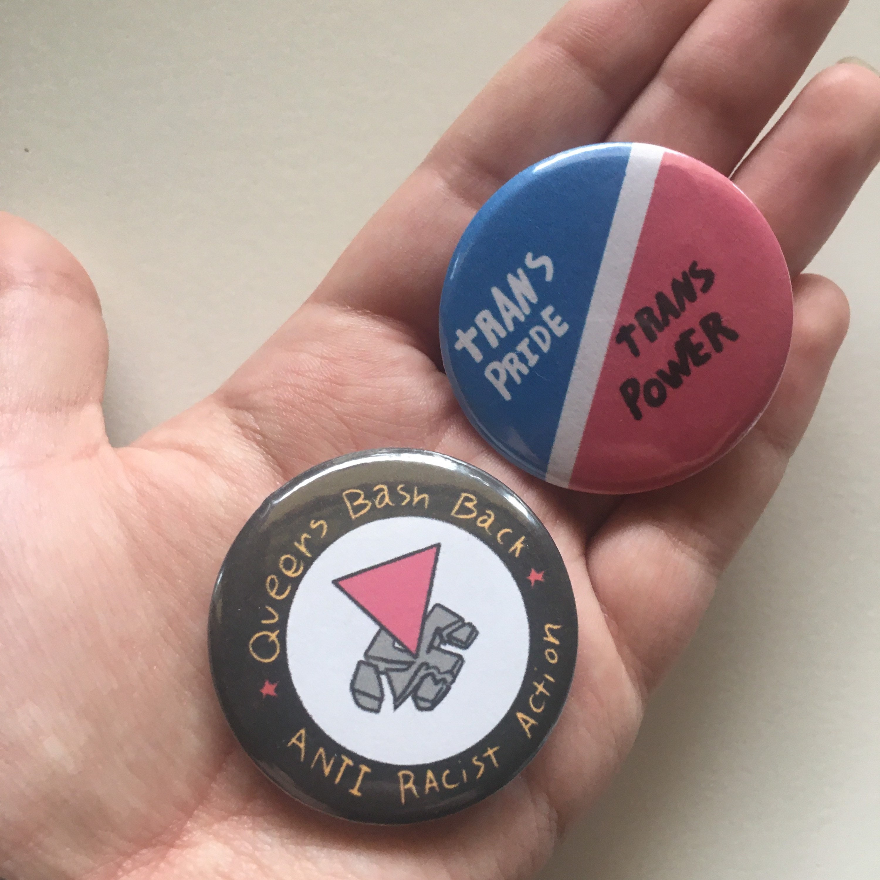 Recreated vintage pride pins gay pride pins queer pins Etsy