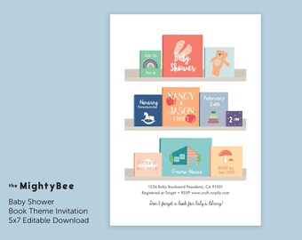 Book Baby Shower Etsy