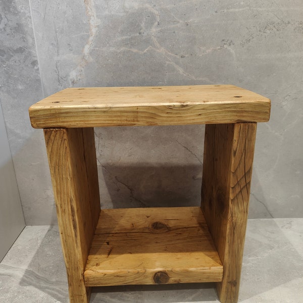 Rustic Side Table Etsy UK
