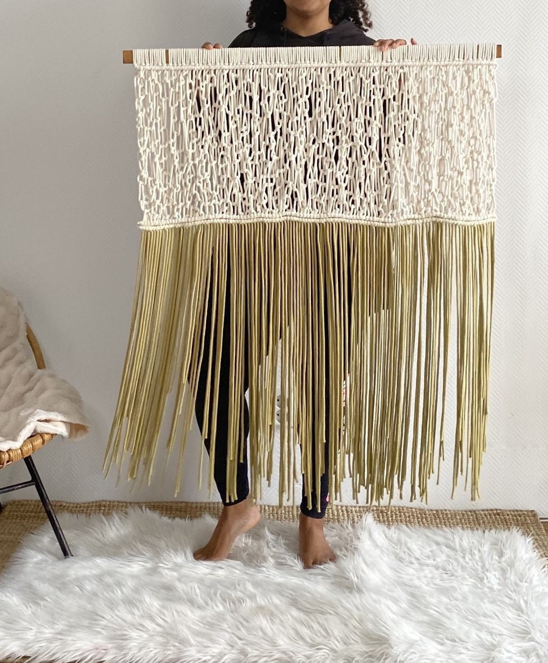 TILY PATCHWORK DUSTER - OLIVE