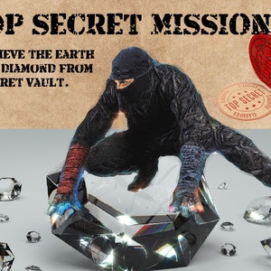Secret Agent Game Kit, DIY Escape room, Printable kids activity, Printable kids game, Spy Game, Heist, screen free kids activity