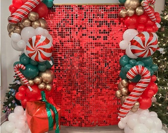 RENTAL: Holiday Backdrop and Balloon Garland Rental, Chesapeake VA, Virginia Beach VA