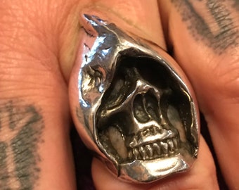 The Reaper, Heavy Sterling Silver Grim Reaper Ring