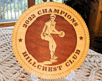 Brand New Personalized Wooden Plaque - Basketball - FREE SHIPPING